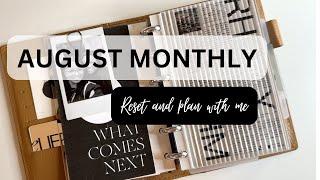 August Monthly Reset | It's my birthday month!