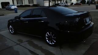 Customize your Cadillac STS ! Custom painted rims  and Gibson exhaust