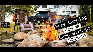 Dry Camping: How We Camp For Free!