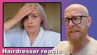 HAIRDRESSER REACTS TO A BLEACH FAIL with Jerome Russell B Blonde Maximum Blonding Kit