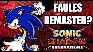 Sonic X Shadow Generations Review Teil 1 - Sonic Generations