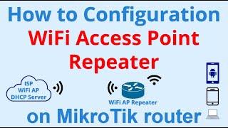 How to Configuration WiFi Access Point Repeater on MikroTik router