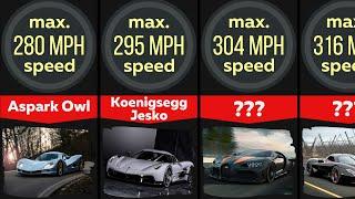 Comparison: Fastest Car Of Each Brand 2022