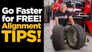 Go Faster for FREE!!  Alignment Tips for Your High Performance Car!