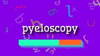 How to say "pyeloscopy"! (High Quality Voices)