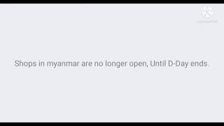 D-Day have started in Myanmar.