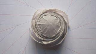 Origami tutorial octagonal flasher spinner 20 seconds (origamitourist)