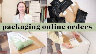 PACKAGING MY ONLINE ORDERS | Tips & Tricks, Stock Organization, Detailed process