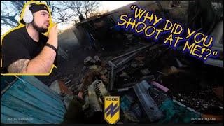Azov Combat Footage in Village