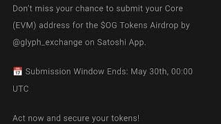 HOW TO LINK YOUR PERSONAL OG WITHDRAWAL WALLET ADDRESS TO SATOSHI APP