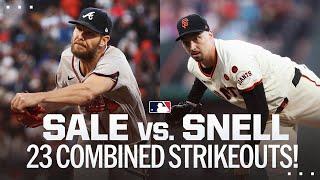 Chris Sale and Blake Snell had themselves a pitchers' duel! 23 combined strikeouts! 