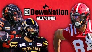 Free CFL Picks and Predictions (Week 15) | CFL Free Picks Today