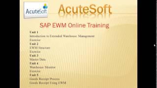 SAP EWM Online Training