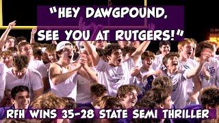 Rumson-Fair Haven 35 Willingboro 28 | Group 2 Semifinal | RFH Returns to State Finals!