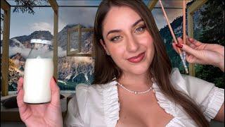 ASMR deutsch Verwöhnprogramm im Berg Spa | Facial Spa, Scalping, Oil Massage Hair Brushing Roleplay