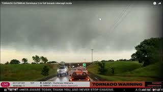 UFO in a Tornado in Oklahoma Saturday, May 25, 2024