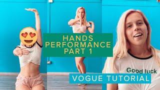 VOGUE TUTORIAL | #2 HANDS PERFORMANCE 1 PART | TATIANA HURRICANE