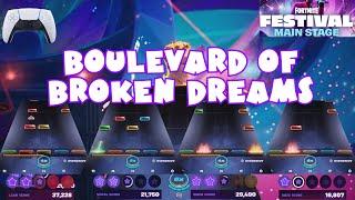 Boulevard of Broken Dreams by Green Day - Fortnite Festival (September 19th. 2024)(Controller)