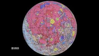 Unified Global Geological Map Of Moon|NASA