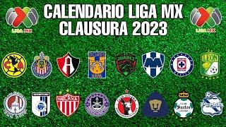 ️ CALENDARIO LIGA MX CLAUSURA 2023 