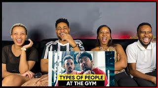 African Friends Reacts To Types Of People At The Gym | Jordindian | Comedy |