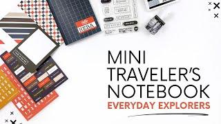 Mini Traveler's Notebook Process 2024 | Everyday Explorers November Kit