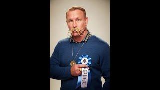 Man's fancy mustache winning awards