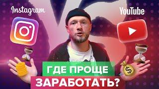 Где больше заработает эксперт: в Instagram или YouTube?