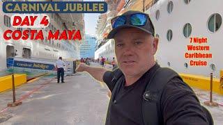 Carnival Jubilee Cruise. Day 4 | Costa Maya | 7 Night Western Caribbean Cruise