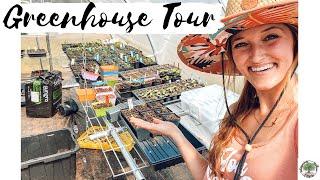 Greenhouse Tour 2021 |VLOG| Whispering Willow Farm