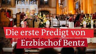 Erste Predigt von Erzbischof Udo Markus Bentz in Paderborn: "Gott wirkt mit"
