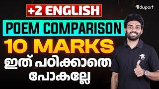 Plus Two English Discourse Poem Comparison | Public Exam 2025 | Eduport Plus Two