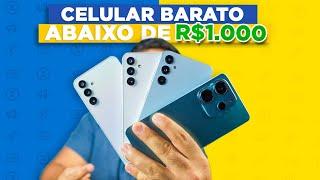 POUCA GRANA? 5 Celulares QUE REALMENTE SÃO BONS na faixa de R$ 600 à R$ 1.000