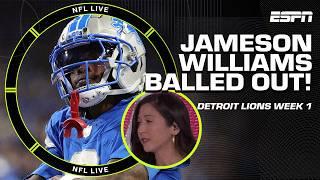 Jameson Williams was SCARY in the Detroit Lions' Week 1 win  | NFL Live