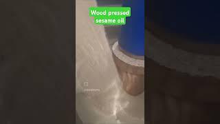 How to make wood pressed Sesame oil | Cold pressed oil