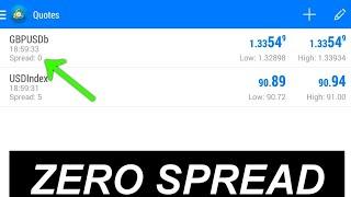 ENJOYING A ZERO(0)-SPREAD BROKER! (You'll not be robbed by brokers again)