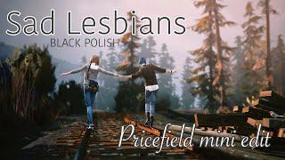 Sad Lesbians - BLACK POLISH || Pricefield mini edit