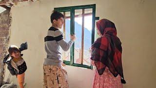 Installing New Windows: Building Our Nomadic Home with Halimeh & Kamal! 