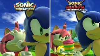 Sonic Generations: Cutscene Comparison (2011 vs. 2024)