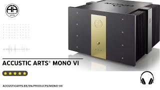 ACCUSTIC ARTS® MONO VI: The Ultimate Audiophile Mono Power Amplifier