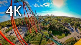 Kumba horizon leveled front seat on-ride 4K POV Busch Gardens Tampa