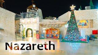 Nazareth Today! A Night Walk Through the Childhood City of Jesus.