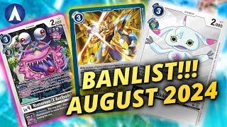 DID YOU EXPECT THIS??? 2024 August Ban List Reaction & Discussion | Digimon Card Game & TCG