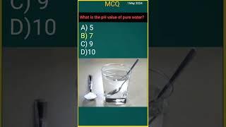 Daily quiz | what is the ph value of pure water ? #shorts #quotes #quiz