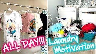 LOADS OF LAUNDRY MOTIVATION | WHOLE WEEKEND OF LAUNDRY | FAMILY OF SIX | LAUNDRY ROUTINE