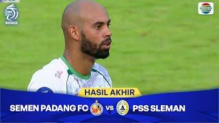 Hasil Akhir Pertandingan - Semen Padang FC vs PSS Sleman | BRI Liga 1 2024/25