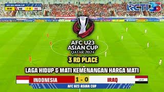 LIVE RCTI - INDONESIA VS IRAQ | PEREBUTAN JUARA 3 | TIMNAS U23 SEMENTARA UNGGUL 1-0 • PIALA ASIA