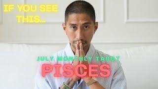 PISCES 🫣 You're Not Supposed to Know This Yet! JULY TAROT READING
