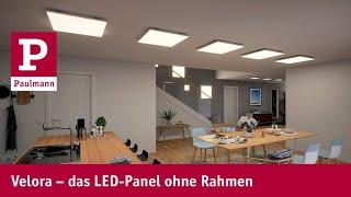 Velora: das rahmenlose LED-Panel für Wand & Decke