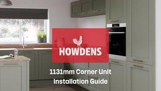 Howdens 1131mm Corner Unit Installation Guide